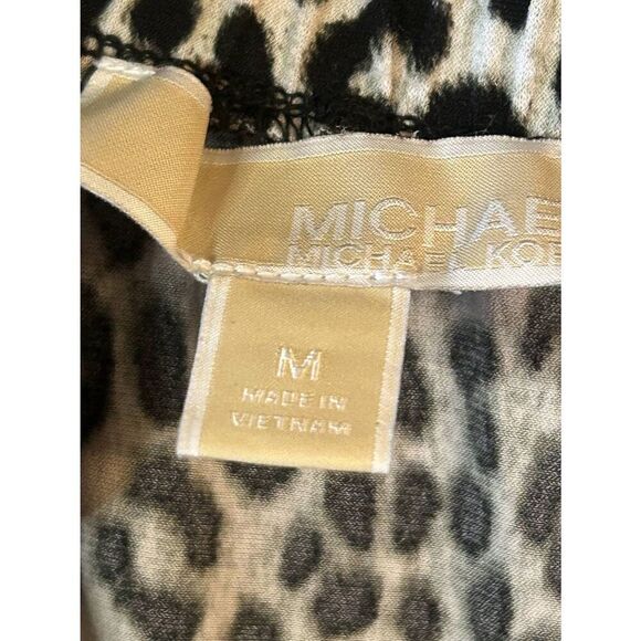 Michael Kors Leopard Print Sleeveless Pullover Blouse Size Medium (5243) - Picture 4 of 5